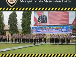 Polres Pasaman Barat Melaksanakan Apel Gelar Pasukan Operasi Patuh Singgalang 2025
