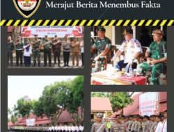 polres binjai menggelar apel gelar pasukan Operasi Patuh Toba 2025.