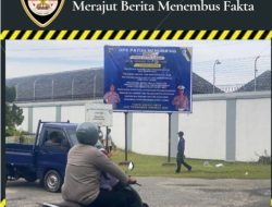 Polres Bangka Barat Pasang Spanduk Operasi Patuh Menumbing 2025 di Titik Strategi