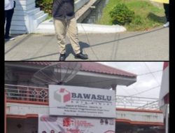 Mahasiswa demo di kantor kejaksaan binjai,tuntut periksa ketua bawaslu kota binjai