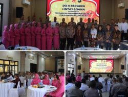 Doa Bersama Lintas Agama Warnai Peringatan HariI Bhayangkara Ke-79 Di Polres Bangka Barat