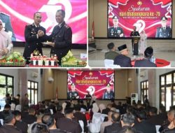 Syukuran HUT Bhayangkara ke-79 di Mapolres Bangka Barat Berlangsung Khidmat dan Penuh Semangat