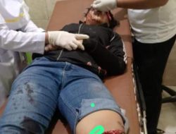 Begal sadis kembali beraksi di binjai Seorang wanita jadi korban,kaki nyaris putus