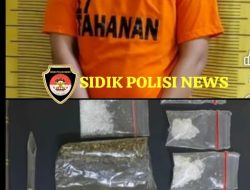 SatNarkoba polres Binjai tangkap seorang pria di duga bandar sabu di binjai utara