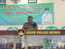 Rapat Minggon Desa Kerta Mukti Persiapan Menyambut Kemerdekaan RI KE-80