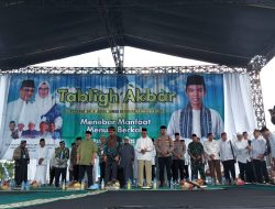 Polres Bangka Barat Berhasil Amankan Kegiatan Tablig Akbar Ustad Abdul Somad Di Masjid Albarokah Desa Puput Dengan Aman Dan Lancar