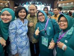 Ketua TP PKK Aceh Singkil Hj. Habibatussania Bersama Staf Hadiri Peringatan Hari Kesatuan Gerak (HKG) PKK Ke-53 Di Kota Samarinda, Kalimantan Timur .