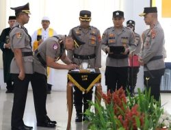 Polda Babel Gelar Sertijab Sejumlah Pejabat, Dir Lantas Hingga Kapolresta Pangkalpinang Resmi Berganti