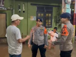 Meski Banjir Berangsur Surut Tim Polda Metro Jaya Terus Siaga