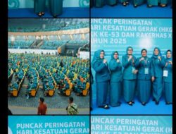 Ketua TP PKK Kota Binjai Hadiri Puncak HKG ke-53 dan Rakernas X PKK