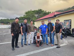 Kurang dari dua Jam Maling sepeda motor di parkiran puskesmas bukit surungan di ringkus Macan Marapi.