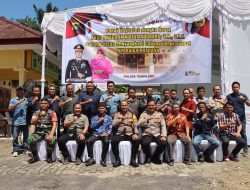 Kapolres Bangka Barat AKBP Pradana Aditya Nugraha, S.H., S.I.K. Lakukan Kunjungan Kerja di Mako Polsek Tempilang