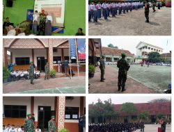 Babinsa Koramil 04 Babelan Dampingi Ratusan Siswa MPLS di Lima Sekolah Menengah