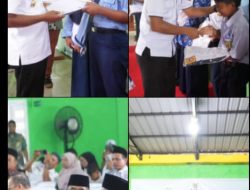 Walikota binjai dan baznas berikan bantuan seragam sekolah kepada siswa/i SMP dan MTs sederajat.