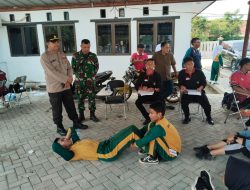 Ratusan Siswa Ikuti Seleksi Paskibra Di Kecamatan Pebayuran, Babinsa dan Muspika Terlibat Aktif