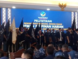 Partai Nasdem Propinsi Lampung Gelar Rakorwil sekaligus Lantik Pengurus DPD partai Nasdem dan DPC Sekabupaten pesawaran