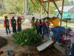 Mahasiswa KKN Universitas Nurul Hasan Angkatan II Kunjungi Rumah Kompos di Desa Buton, Obi