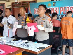 Konferensi Pers: Polres Bangka Barat Berhasil Ungkap Kasus Peredaran Gelap Narkotika