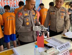 Konferensi Pers Polres Bangka Barat: Tiga Pengedar Sabu dan Ekstasi Ditangkap dalam Sepekan