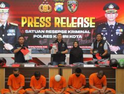 Polres Kediri Kota Ungkap Pengeroyokan di Mojo Kediri, Tiga Diantaranya Anak Bawah Umur