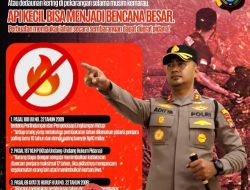 Teguran Keras Kapolres Bangka Barat: Stop Bakar Lahan dan Hutan