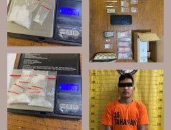 Sok keren,tawar kan sabu sama petugas Seorang Pria Di Gelandang Ke Polres Binjai.