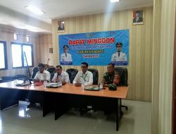 Rapat Minggon Kecamatan Pebayuran Babinsa Dukung Persiapan HUT RI ke-80 dan Ketertiban Lingkungan