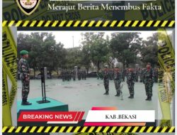 Kodim 0509/Kabupaten Bekasi Gelar Upacara 17-an, Dandim Baru Pimpin Langsung Jalannya Kegiatan