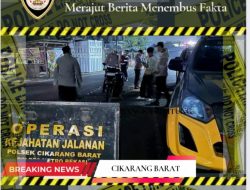 Polsek Cikarang Barat Gelar Operasi Kejahatan Jalanan untuk Jaga Stabilitas Kamtibmas