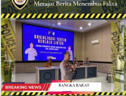Kapolres Bangka Barat Sosialisasikan Tertib Lalu Lintas kepada Komunitas Driver Ambulans Desa