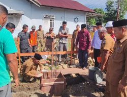 Wakil Bupati Aceh Singkil H.Hamzah Sulaiman SH Letakkan Batu Pertama Pembangunan Kantor FKUB