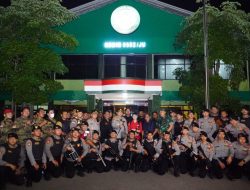 Polres Metro Jakarta Utara Gelar Patroli Skala Besar Bersama TNI dan Ormas Antisipasi Massa Anarkis