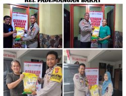 Polsek Pademangan Gelar Gerakan Pangan Murah, 2 Ton Beras Habis Diserbu Warga