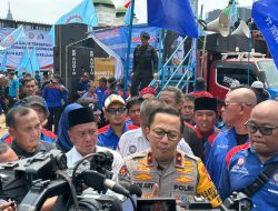 ‎Polda Metro Jaya Pastikan Aksi Buruh di DPR Berjalan Aman dan Tertib