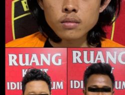 Tiga Orang Pemuda Pelaku penganiayaan dengan celurit di tangkap tim cobra Polres Binjai