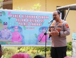 Polres Langkat Panen Ikan Bioflok, Wujud Nyata Kepedulian untuk Ketahanan Pangan dan Masyarakat
