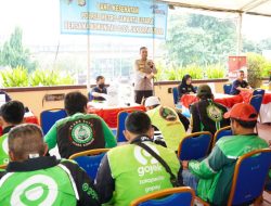 Polres Metro Jakarta Utara Gelar Bakti Kesehatan Gratis untuk Komunitas Ojek Online