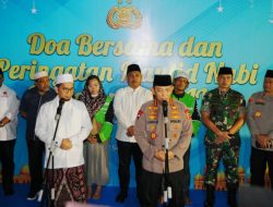 Kapolri Ajak Masyarakat Jaga Persatuan dan Kesatuan Saat Hadiri Doa Bersama dan Peringatan Maulid Nabi