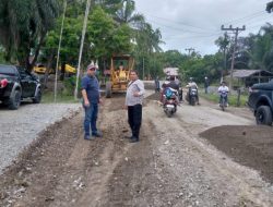 PT Sapta Sentosa Jaya Abadi Perbaiki Jalan Provinsi di Pantonreu, Warga Lek-Lek dan Baro Paya Merasa Lega