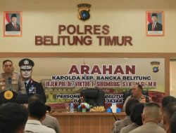 Kapolda Babel Sambangi Polres Belitung Timur, Sampaikan Pentingnya Peran Bhabinkamtibmas