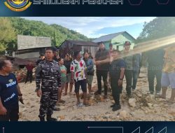 Danlanal Sibolga Bersama Forkopimda Sibolga Tinjau Lokasi Terdampak Bencana Alam di Sibolga