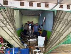 Kapolres Bangka Barat Jelaskan Kronologi Ledakan Ruko Teluk Rubiah, Masyarakat Di Minta Tenang.