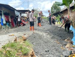 Brimob Polda Sumut Fokus Tangani Tanggul Jebol di Tanjung Pura Demi Keselamatan Warga