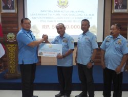 Penyerahan Bantuan Kepada Rayon PPAL Karawang