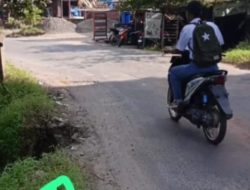 Jembatan Jalinsum Des.Tanah Merah Kec.Galang Deli Serdang nyaris ambruk