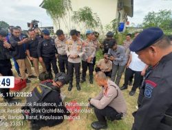 Polres Bangka Barat Musnahkan Granat Tangan Jenis Nanas Diduga Buatan Inggris Tahun 1920