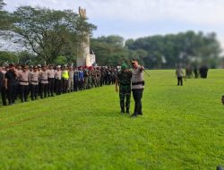 Polres Langkat Gelar Apel Kesiapan PAM Kunjungan Kerja Presiden RI Prabowo Subianto