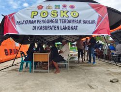 Kapolres Langkat Pastikan Pelayanan Kesehatan Optimal bagi Pengungsi Banjir di Tanjung Pura