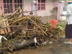 Dampak Tadi Malam Banjir Desa. Bongas wetan Sumberjaya – Majalengka