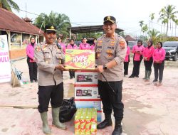 Kapolres Langkat Berikan Motivasi dan Bantuan kepada Polsek Tanjung Pura